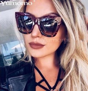 Sunglasses 2021 Cat Eye Squre Designer Women Sun Glasses Lady Oversized Frame Cateye Eyewear UV4004946561