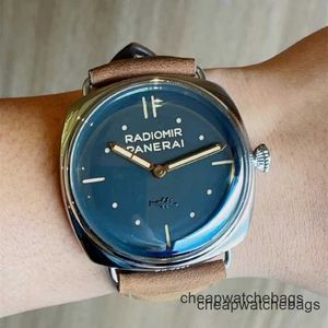 시계 스위스가 Panerai 스포츠 시계를 만든 Paneraiss 47mm PAM00425 수동 기계식 남성 감시 방수 스테인리스 스틸 고품질 운동