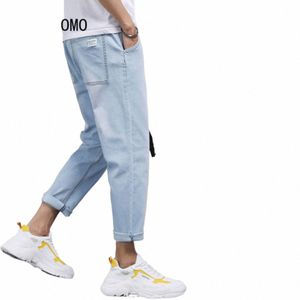 men Jeans Male Trousers Simple Design High Quality Cozy All-match Students Daily Casual Korean Fi Ulzzang Ins 3XL r6tQ#