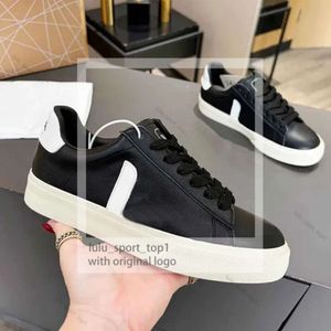 Vejaon Sapatos Designer Francês Campo Mulheres Tênis De Couro Homens V-90 Couro Sapatos Casuais V Tênis Moda Sapatos De Luxo Sola Grossa Tênis De Corrida Casual 427