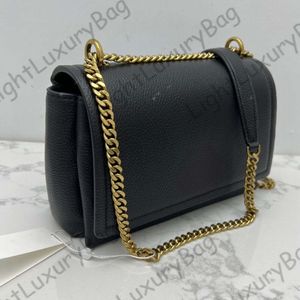 Borsa di moda firmata in pelle con specchio superiore 1: 1 Borsa a tracolla casual nera Testa di strato in pelle di vacchetta Modello litchi Nuovo stile burchbag