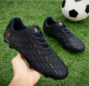 New Children Football Soccer Boots Soccer Shoes Kids Boy Girl Sneakers New Leather High Top Soccer Cleats Training