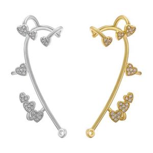 Ear Cuff Home>Product Center>Sparkling Zircon Ear for Non Perforated Women>Golden Butterfly Ear Clips Y240327