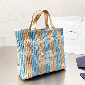 Summer Raffia straw large tote shop weave bags Womens triangle crossbody Clutch half moon beach bag designer mens Luxury pochette handbag city Shoulder keepall bag