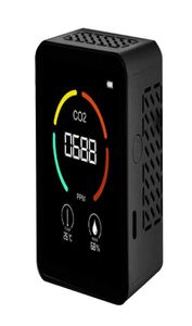 Analisadores de gás 3in1 CO2 Temperatura Umidade Medidor Monitor de Qualidade do Ar Portátil Detector de Dióxido de Carbono Detecção de TVOC com LCD D7650841