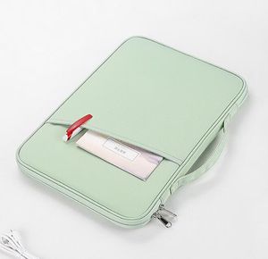 iPadコンピューター収納バッグソリッドシンカジュアルラップトップバッグ防水ファッション旅行ポータブルコンピューターバッグ