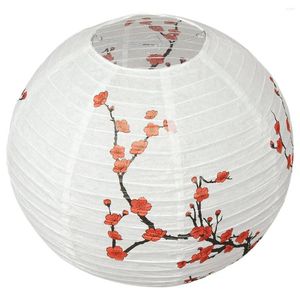 Decorative Flowers 30cm Lamp Shade Paper Lantern Oriental Style Light Decoration Plum Blossom