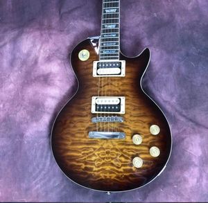 Cotton maple top with electric guitar veneer, high-quality pattern, colorful shell inlaid fingerboard, high-quality pickup truck