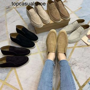 Loro Piano LP Lorospianasl Topqualtà Cavie Abito Scarpe Open Walk Subs Sneaker Moca