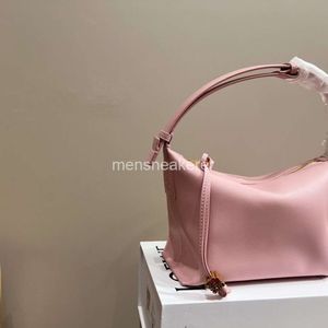 Hammcok Loe 2024 Borsa in pelle Cubi Hobo Tote Borse firmate Borsa classica da donna Nuova pelle bovina minimalista Tinta unita Versatile Essenziale per ragazze dolci e fresche