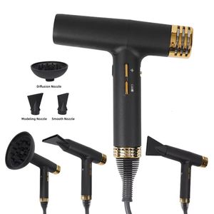 Brushless 110000RMP Professionell hårtork Negativ Ion Blower High Speed ​​Salon Home Blower Appliance Hair Care Tools 240312