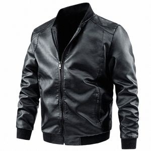 plus Size 6XL 7XL PU Jacket Men Leather Coat Casual Motorcycle Biker Coat Solid Color Leather Jackets Male Big Size 6XL 7XL f8hu#
