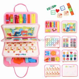 Intelligence toys Toddlers Busy Board Montessori Toys Preschool Child Learning Sensory Baby Early Educational 24327