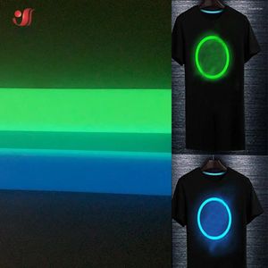 Adesivos de janela 12x10in brilham no filme de transferência de calor escuro luminoso htv ferro em camisetas bolsas roupas de tecido decoração diy para corte