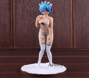 ReLife In A Different World From Zero Rem Unterwäsche Ver 18 Scale PVC Re Zero Rem Figure Action Collectible Model Toy T2003212147981