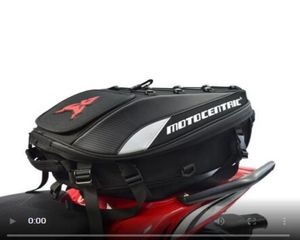 Ny vattentät motorcykel svansväska multifunktionell hållbar bakre motorcykelstolväska hög kapacitet motorcykel ryttare ryggsäck2598736