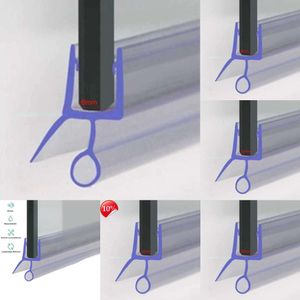 2024 2 pçs tira de vedação da porta do chuveiro 50cm substituição vedação da porta do chuveiro 6/8/10/12mm defletor de água do banheiro tira de bloqueio de água