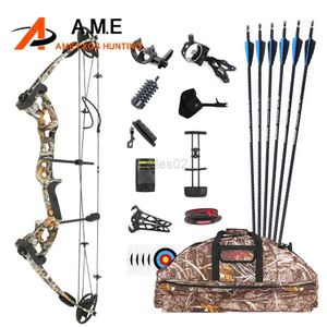 Bow Arrow Archery Compound Bow and Arrows Set 30-55lbs JUNXING 4 Color 310FPS for Left/Right Hand Shooting Hunting Composite Bow yq240327