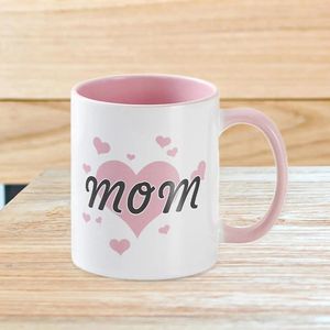 Muggar Mother Day kaffemugg Bekvämt handtag Morning Cup Novelty Thanksgiving Gift For Mom 11oz Tea Latte Milk Juice