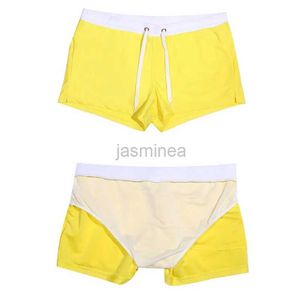 Mäns badkläder 2022 Summer Swimwear Men Swimsuit Maillot de Bain Boy Swimits Boxer Shorts Swim Trunks Swimming Surf 24327