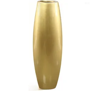 Vases Tall Floor Vase Sturdy For Decor Home Decorations Resin Gold Freight Free Room Garden