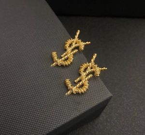 Nuovi orecchini di design di lusso con fascino Y in oro alla moda per le donne, amanti del matrimonio, regalo di fidanzamento con gioielli