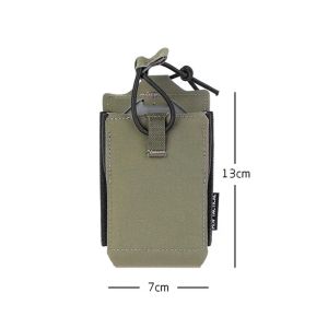 Täcker nya Tactical Airsoft 5.56/7.62 Single Rifle Mag Pouch Multicam Vest Molle Mag Pouch Bags Multiple Toolkit Bag