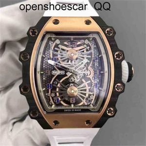 Richasmiers Watch YS Top Clone Factory Watch 카본 섬유 자동 시계 시계 감시 남성 사업 레저 매뉴얼 세라믹 CaseVWVC