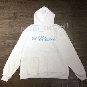 2024FW Erkek Hoodies Vetements Hoodie Yıkanmış Pembe Vetements Hoodie Vetements Tişört Erkek Kadın Hiçbir Şanslı Vintage Kapşonlu Büyük Boy Veteriner Kazak 32