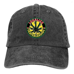 Berets Men's and Women's Legalize Skateboarding Baseball Caps SK8 The Infinity Skate Sports justerbar hatt Hög kvalitet