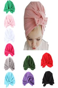 Solid Newborn Baby Girl Hair Accessories Knot Bow Baby Headbands One Size Solid Color6214839