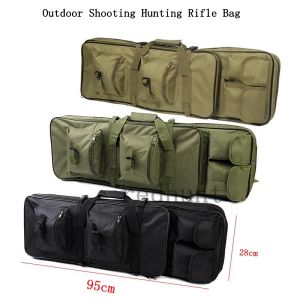 Bolsas Rifle tático Airsoft 95cm 36 polegadas Caixa de armas de espingarda Outdoor Esportes de assalto tático de combate Sacos de caça ao suporte da fotografia de pesca