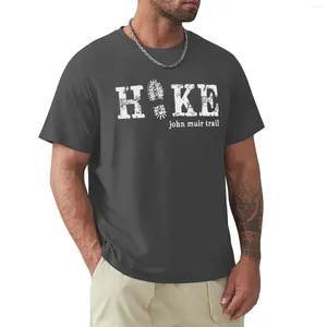 Men's Polos Hike The John Muir Trail T-Shirt Tops Summer Top Sweat Mens Graphic T-shirts Hip Hop