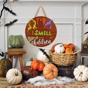 Party Decoration Wood Hanging Sign For Door Hallween Supplies House