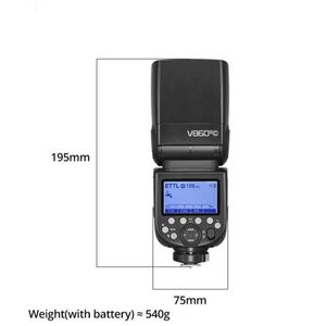 Godox V860III V860IIIC V860IIIN V860IIIS Speedlite Camera Flash - TTL HSS Flash لـ Canon Nikon Fuji Olympus Pentax Cameras - إكسسوارات التصوير الفوتوغرافي المهني