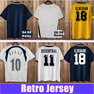 1991 1994 Gascoigne Retro Soccer Jerseys 1982 1983 Klinsmann Sheringham Ferdinand Bale Ginola Lineker Defoe Modric Anderton Keane