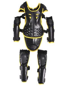 Motorcycle Armor Kids Suit Dirt Bike Chest Back Spine Protector Shoulder Arm Eblow Knee Pads Full Body Vest For Motoc8285913