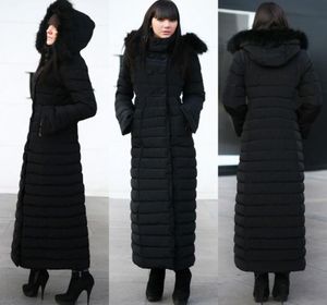 Hohe Qualität Winter Super Warm Mantel Frauen Unten Zweireiher Abnehmbare Hut Pockest Langarm KnöchelLänge Damen Parkas 3 C5408432