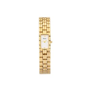 O novo temperamento simples de Timena, luxo de quartzo à prova d'água, açúcar médio antigo, pulseira de placa quadrada feminina, relógio de ouro
