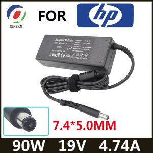 Chargers 19V 4,74A 90W 7,4*5,0 mm Charger de adaptador de laptop para HP Probook 4440S 4535S 4530S 4540S 6470B 6475B 6570B Pavilion DV3 DV4 DV5 DV6