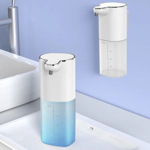 Automatischer Seifenspender, USB-Aufladung, intelligente Schaum-/Gel-Maschine, automatischer berührungsloser Sensor-Seifenspender für Zuhause, Händedesinfektionsmittel, 400 ml, 240312