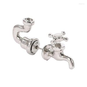 Stud Earrings Water Tap Punk Style Faucet Weird For Women Men Piercing Ear Jewelry Novelty Funny Drop Delivery Earring Otmde