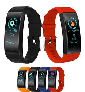 QW18 Smart Armband Blut Sauerstoff Blutdruck Herzfrequenz Monitor Uhr IP67 Wasserdichte Fitness Tracker Sport Armbanduhr Für iPho4855311