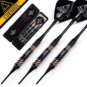 Darts CUESOUL Professional Black Scorpion 16g Soft Tip Darts Indoor Sports 24327