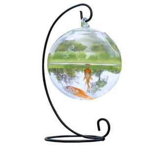 Террариумы, миска для рыбы, прозрачное сферическое стекло, рыба ручной работы, круглая форма, подвесное стекло, аквариумная миска, прозрачный террариум для растений, подарок