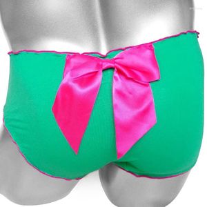 Cuecas sexy algodão briefs calcinha para sissy homens lingerie roupa interior baixo aumento macio bonito lolita masculino