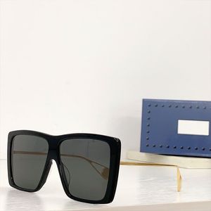 Modische Herren- und Damen-Sonnenbrille, neuartige lackierte Metallspiegelbeine GG0434S, dreidimensionale Volltextur, super gute UV400-Retro-Vollformat-Sonnenbrille