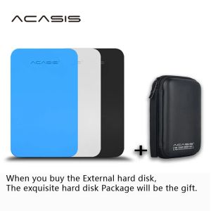 Laufwerke ACASIS''2 TB 1 TB 500 GB Super Externe Festplatte Festplatte USB3.0 HDD-Speicher für PC, Mac, Tablet, Xbox, PS4, TV-Box 4 Farbe HD