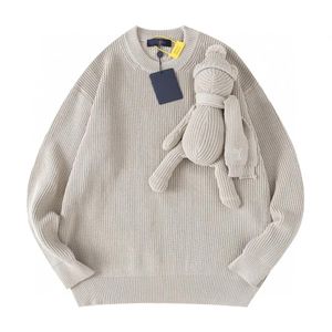 Mens Plus Size Hoodies Sweatshirts Sweaters In Autumn / Winter 2022Acquard Knitting Hine E Custom Jnlarged Detail Crew Neck Cotton W73 Ot83P