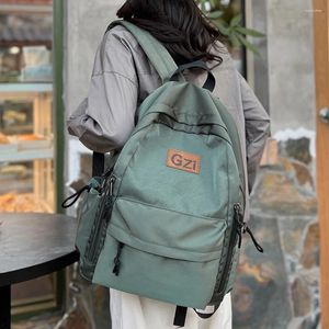 School Bags Simple Classic Good Quality College Student Book Bag Women Canvas Backpack Girls Travel Backpacks Wholesale